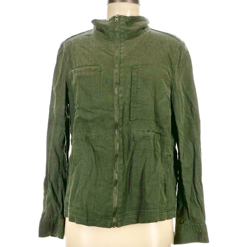 Supplies Linen Women's Green Jacket